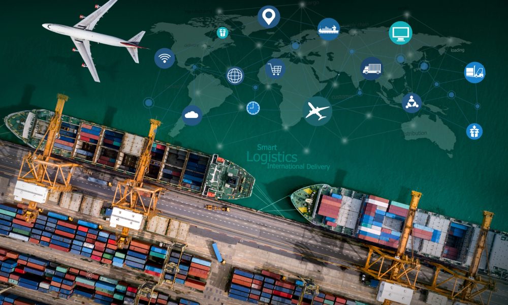 Aerial,View,And,Top,View,Cargo,Plane,Flying,Above,Ship Aerial,View,And,Top,View,Cargo,Plane,Flying,Above,Ship